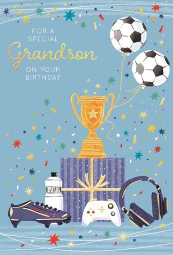 Picture of FOR A SPECIAL GRANDSON BIRTHDAY CARD